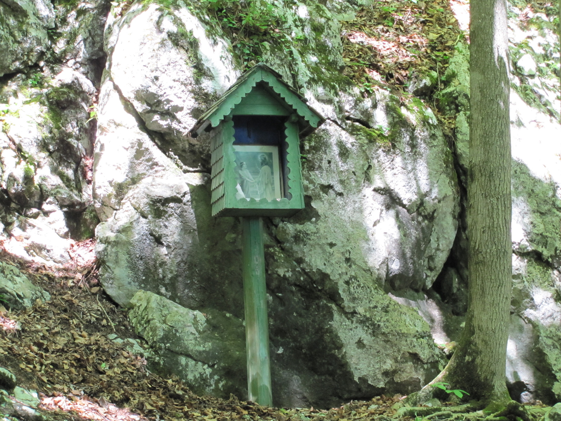 Wayside Shrine at the Hohenzollern waterfall