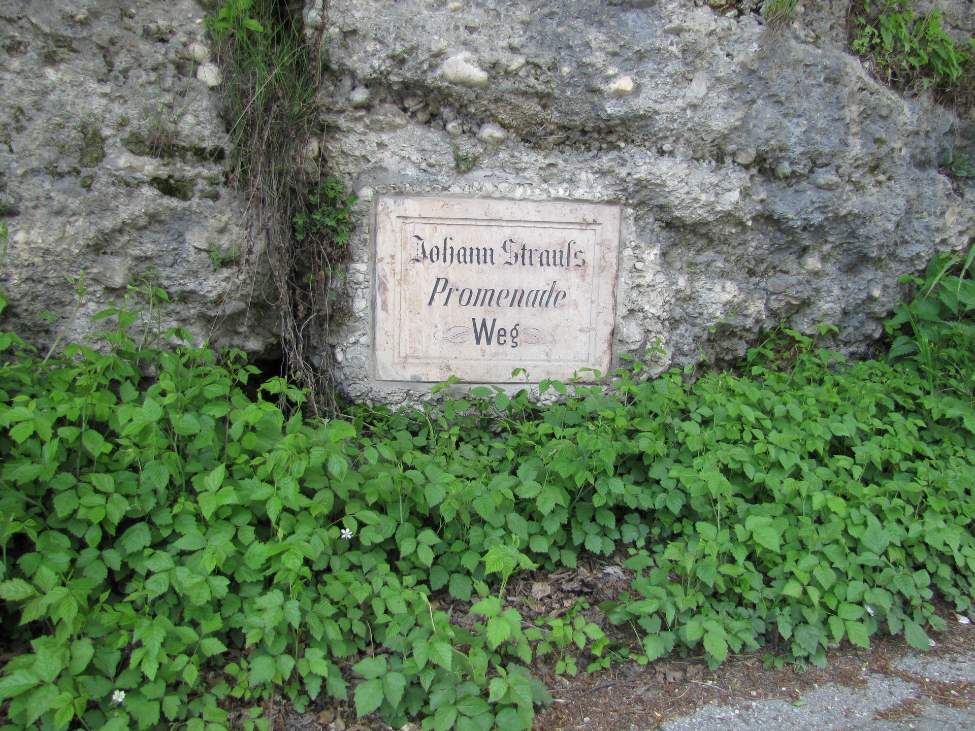 Johann Strauss Promenade at the  Johannes Bridge