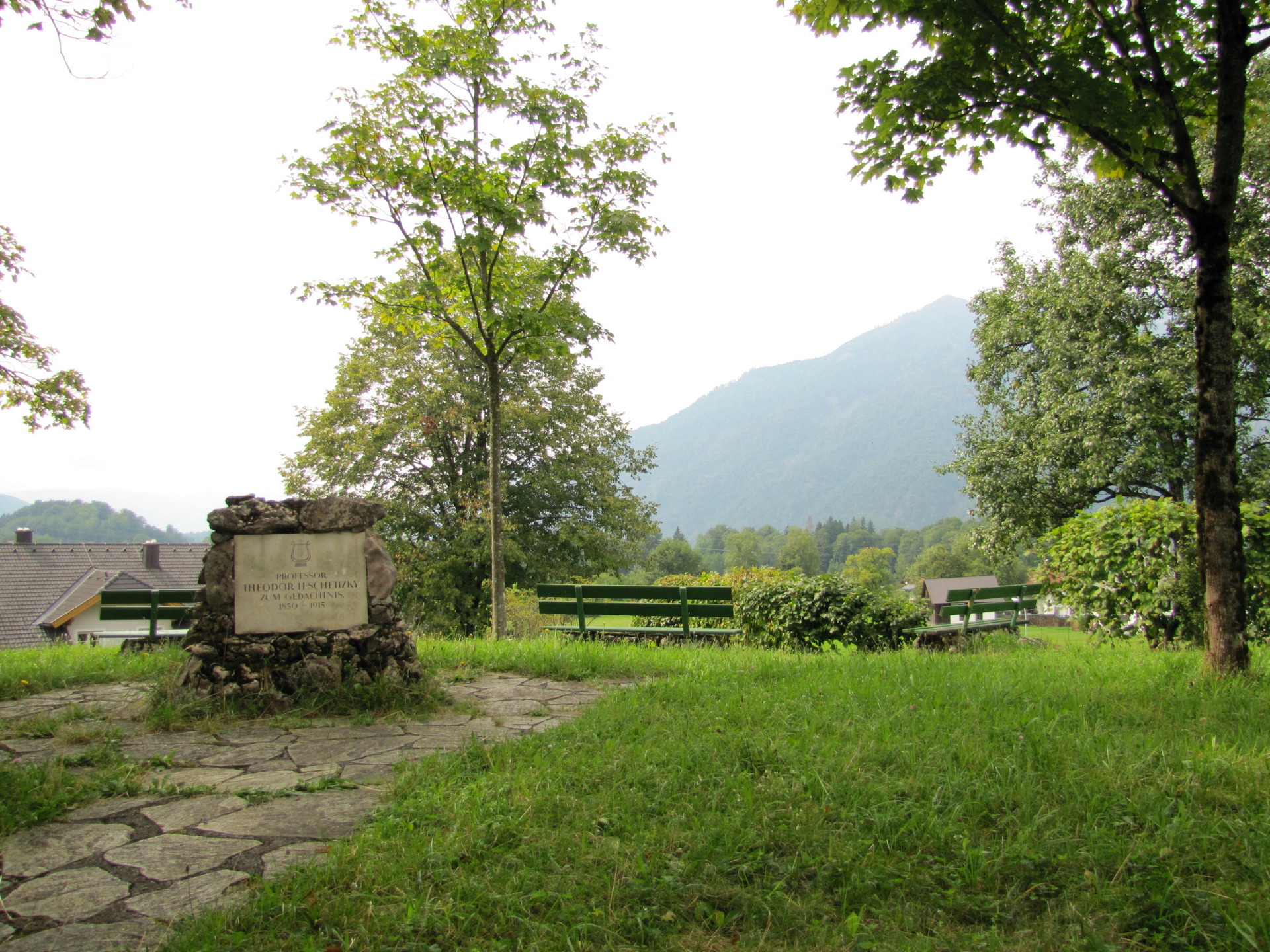 Memorial place Leschetizky in Ahorn
