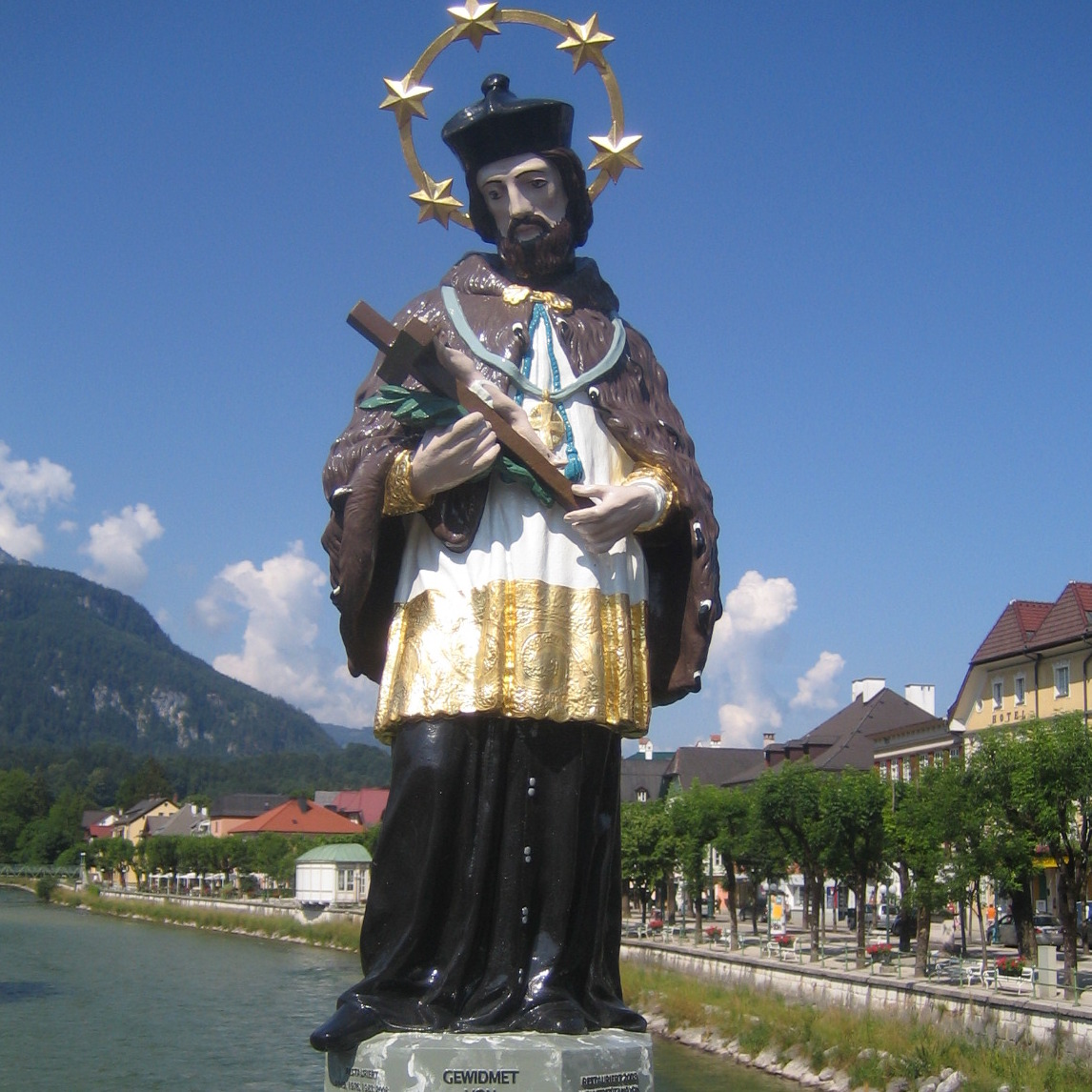 St. John of Nepomuk Statue on the Main Bridge