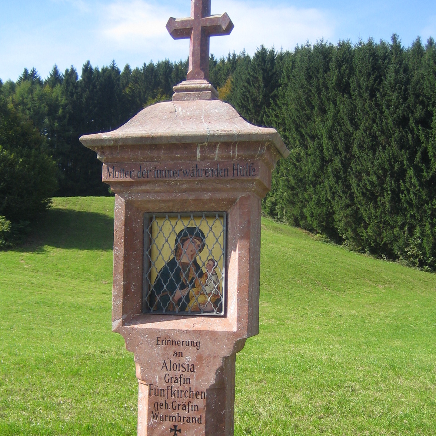 Wayside shrine of the Fünfkirchen family