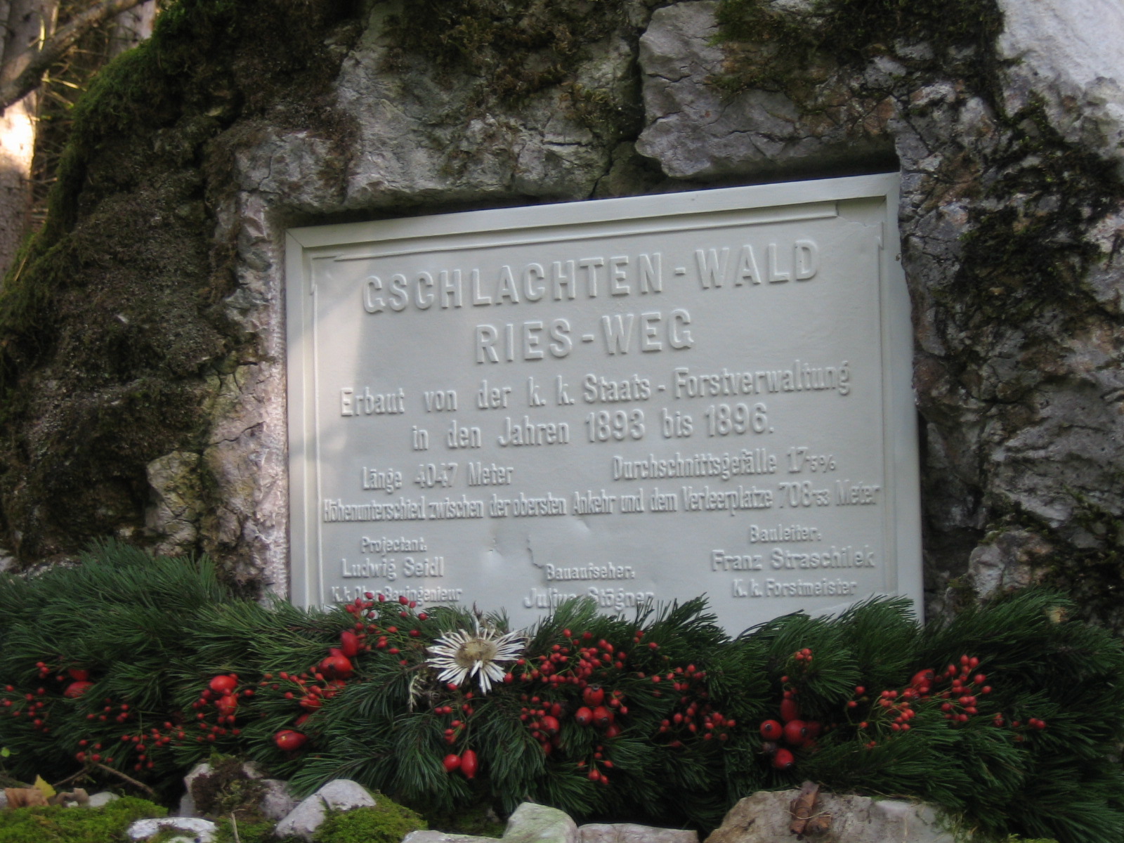 Gschlachten Riesweg Monument