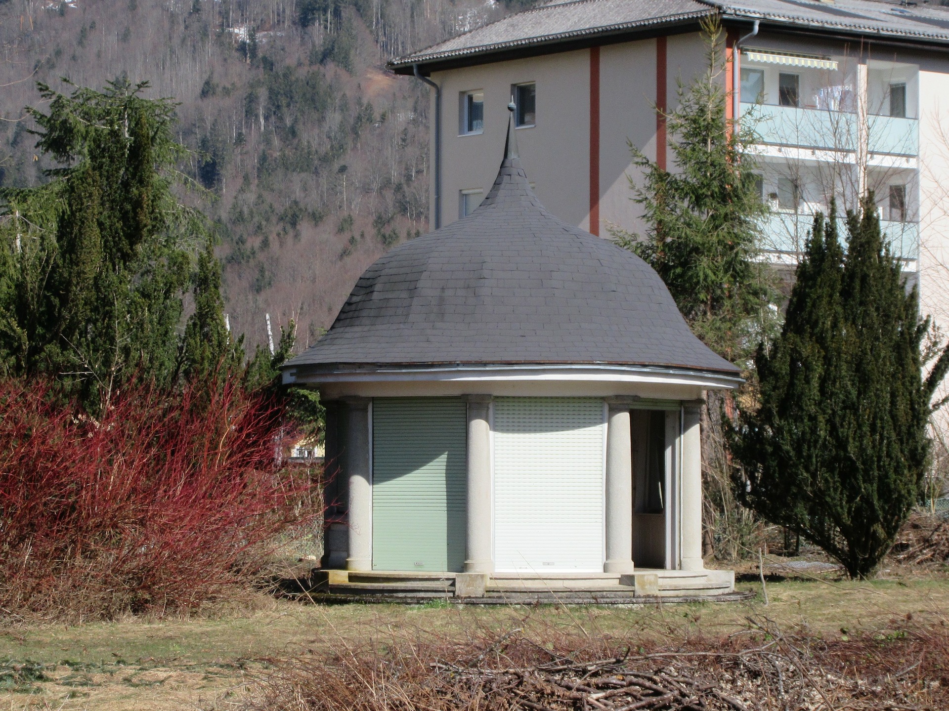 Former garden pavilion in the former Sadleder’s garden