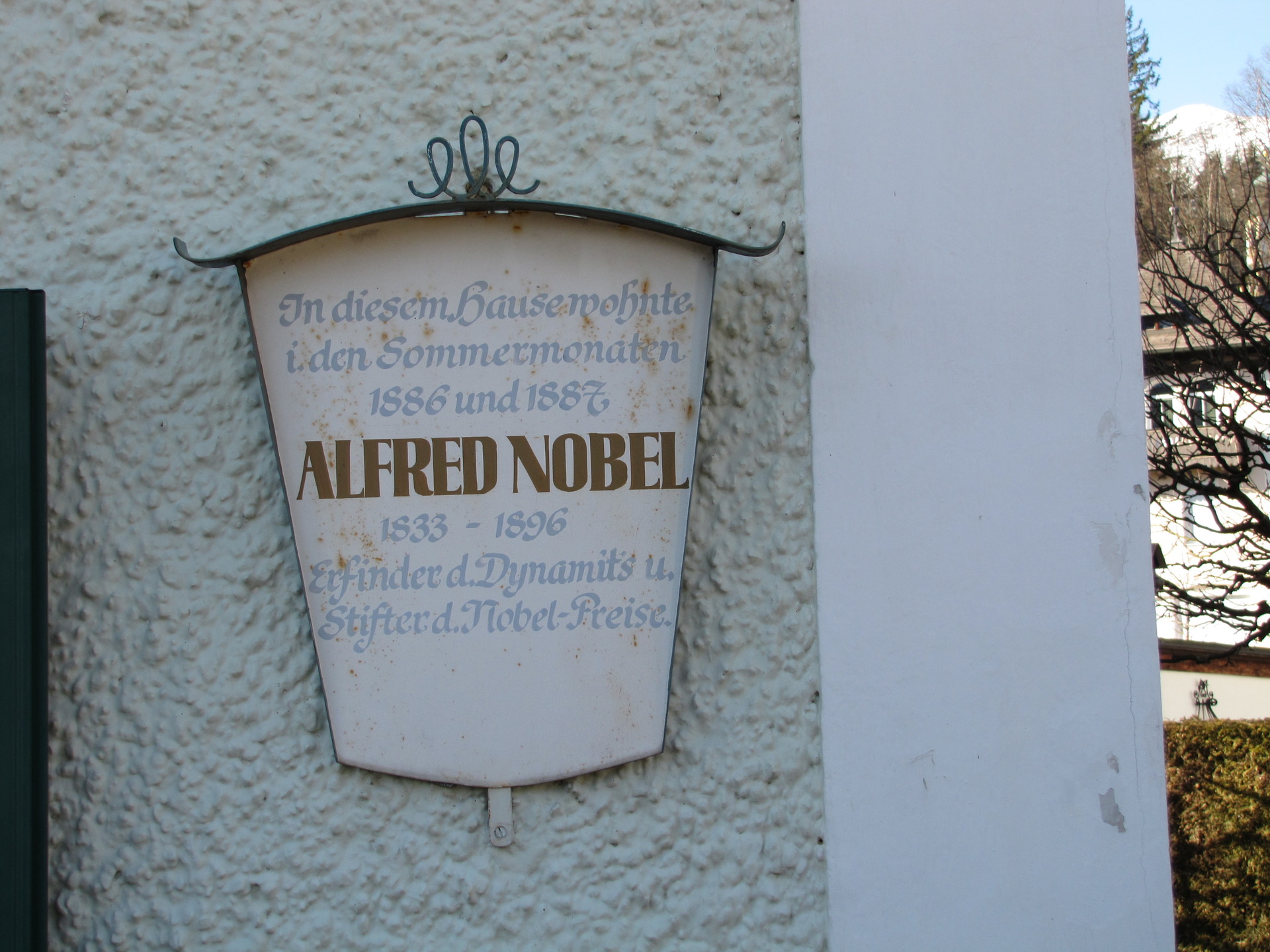 Nobel Commemorative Plaque