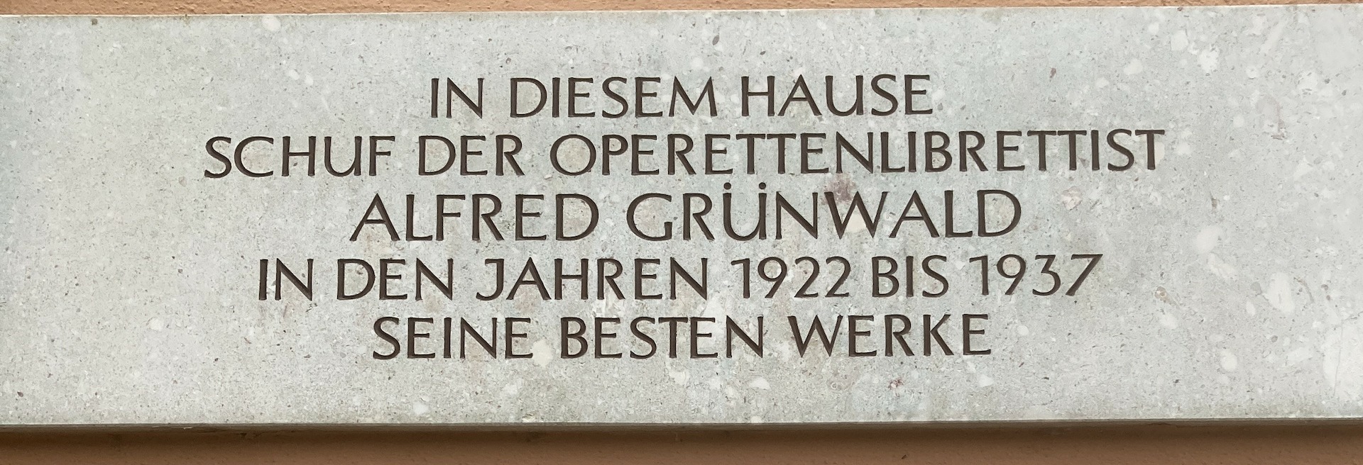 Grünwald Commemorative Plaque