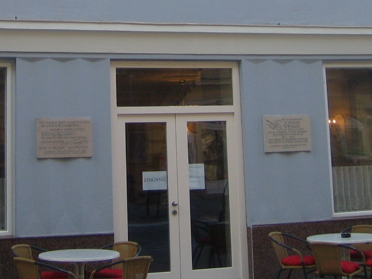 Strauss Commemorative Plaque