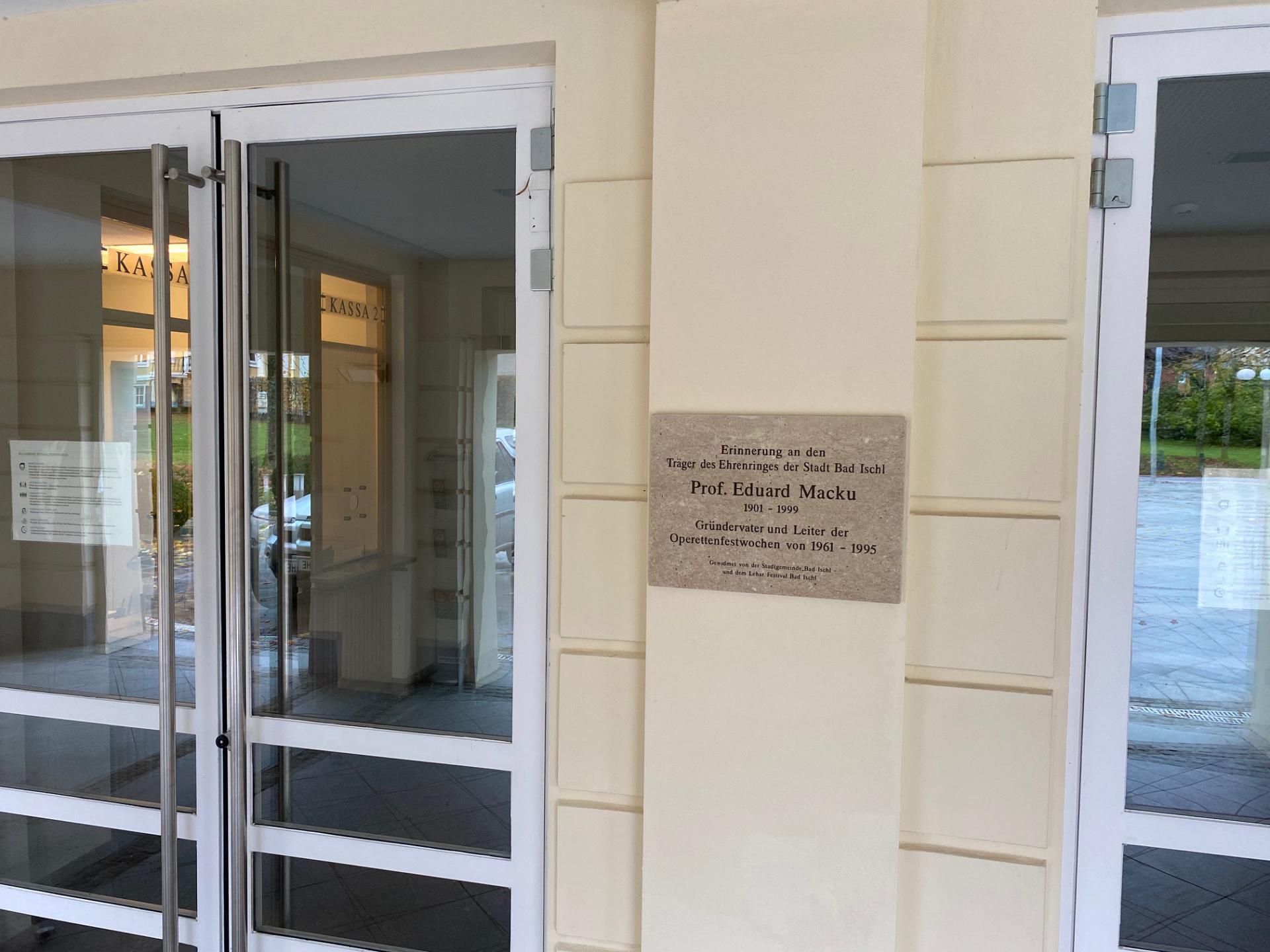 Macku Commemorative Plaque