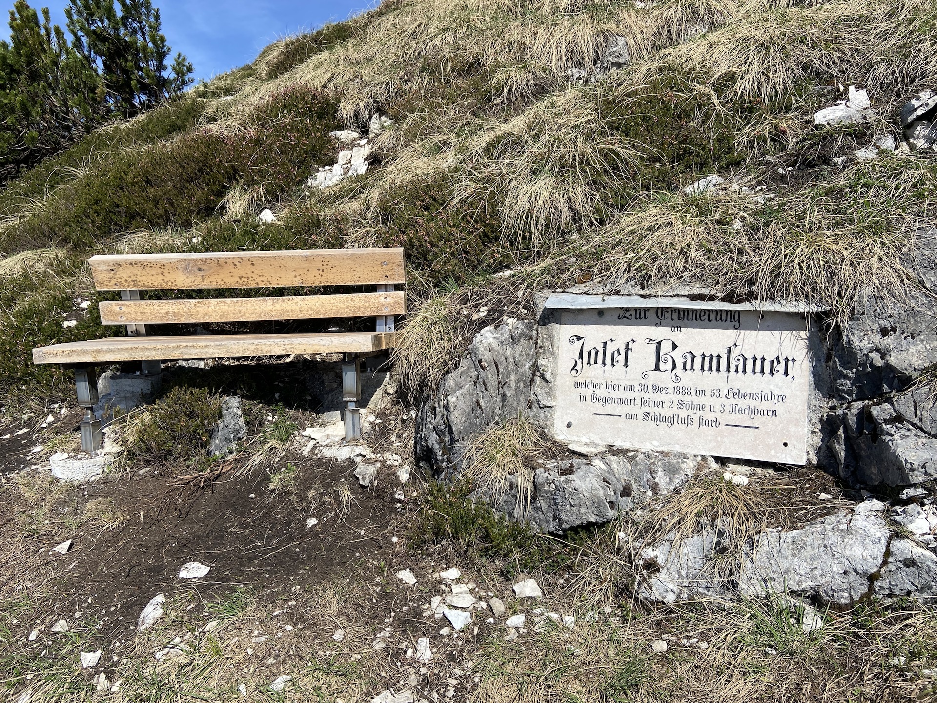 Josef Ramsauer Commemorative Plaque