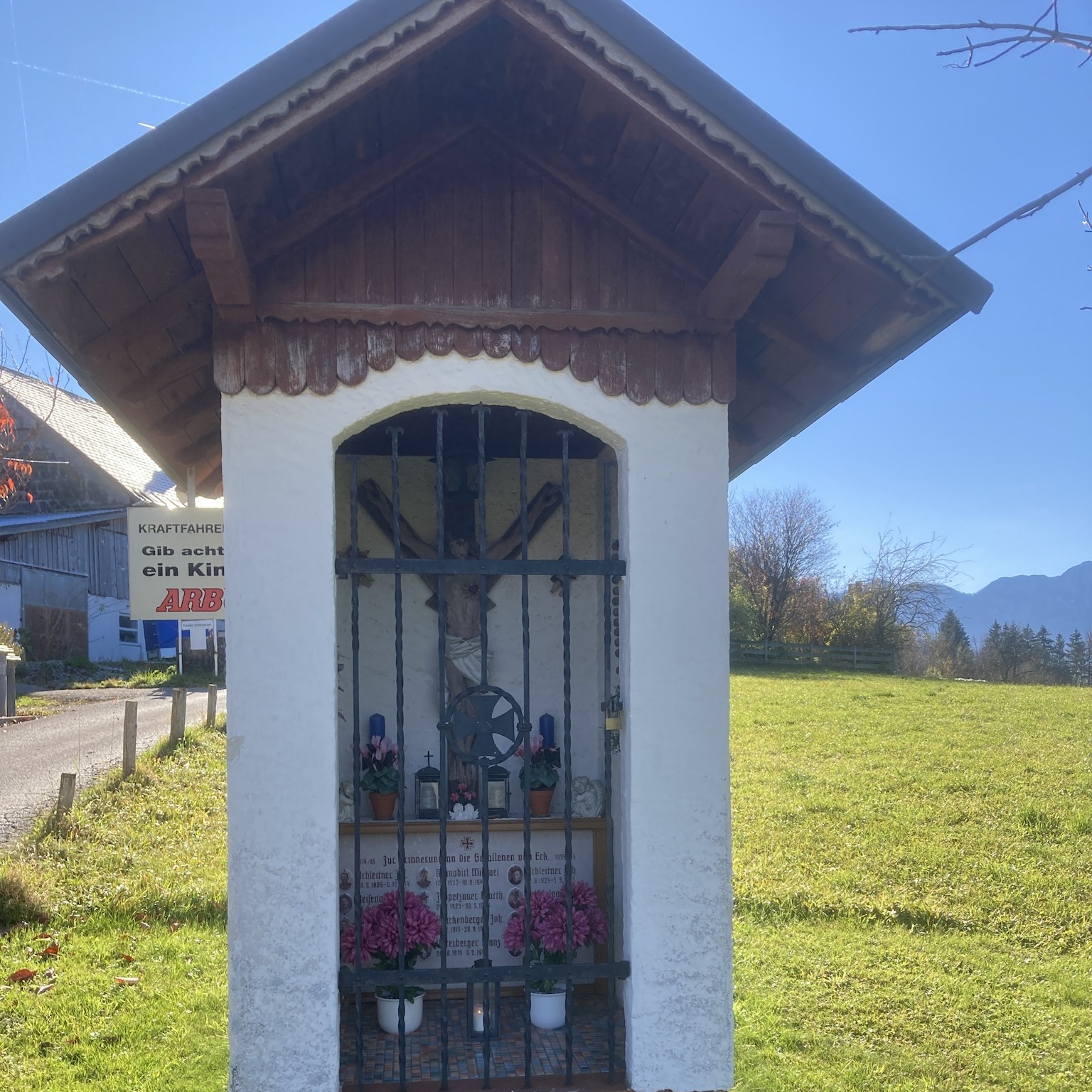 Chapel wayside shrine in Untereck