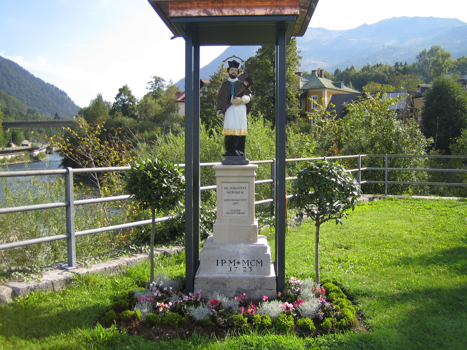 Wayside shrine for St. John of Nepomuk