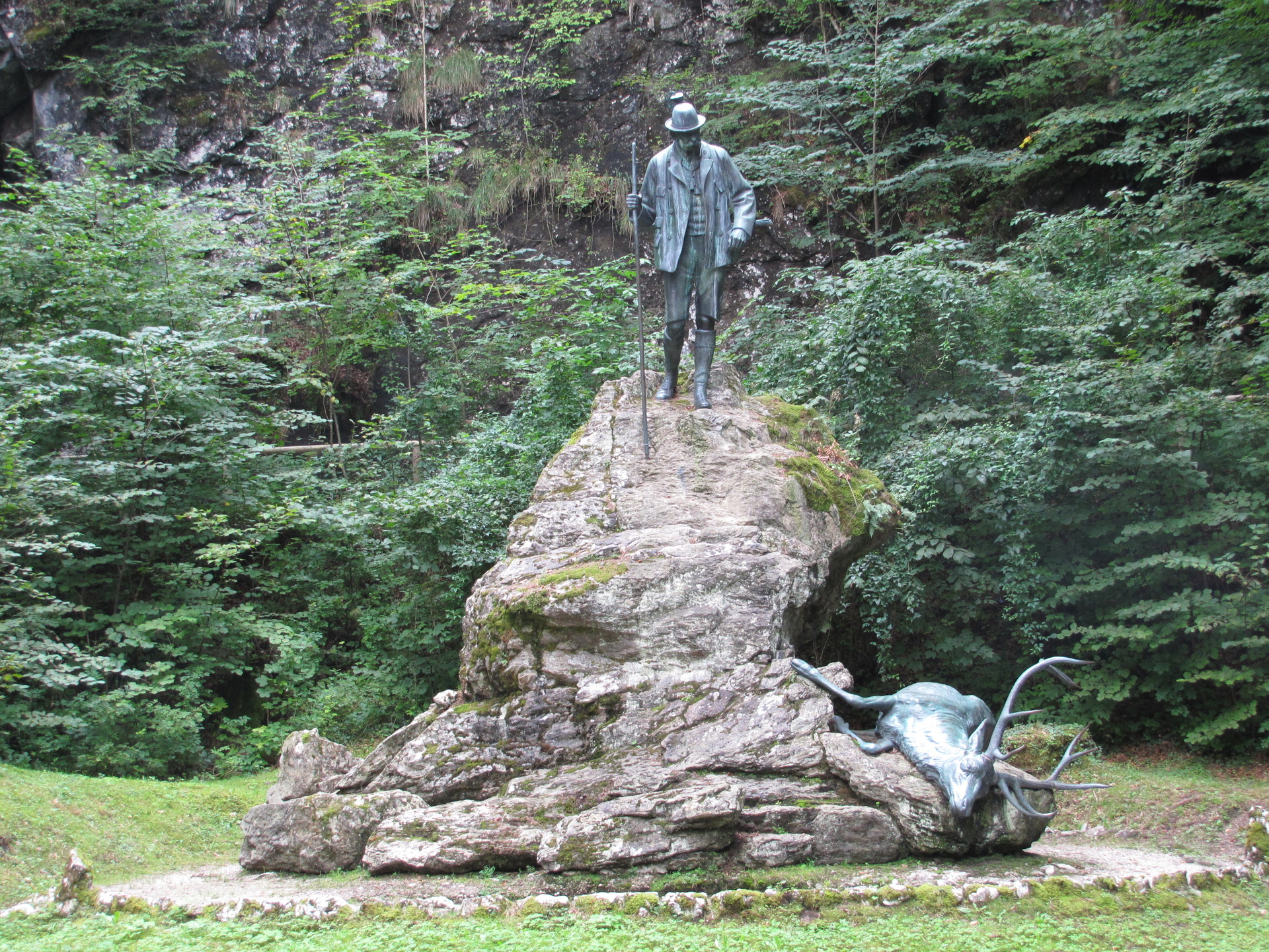 Emperor Franz Joseph Hunting Statue