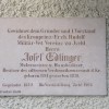 Edlinger Commemorative Plaque