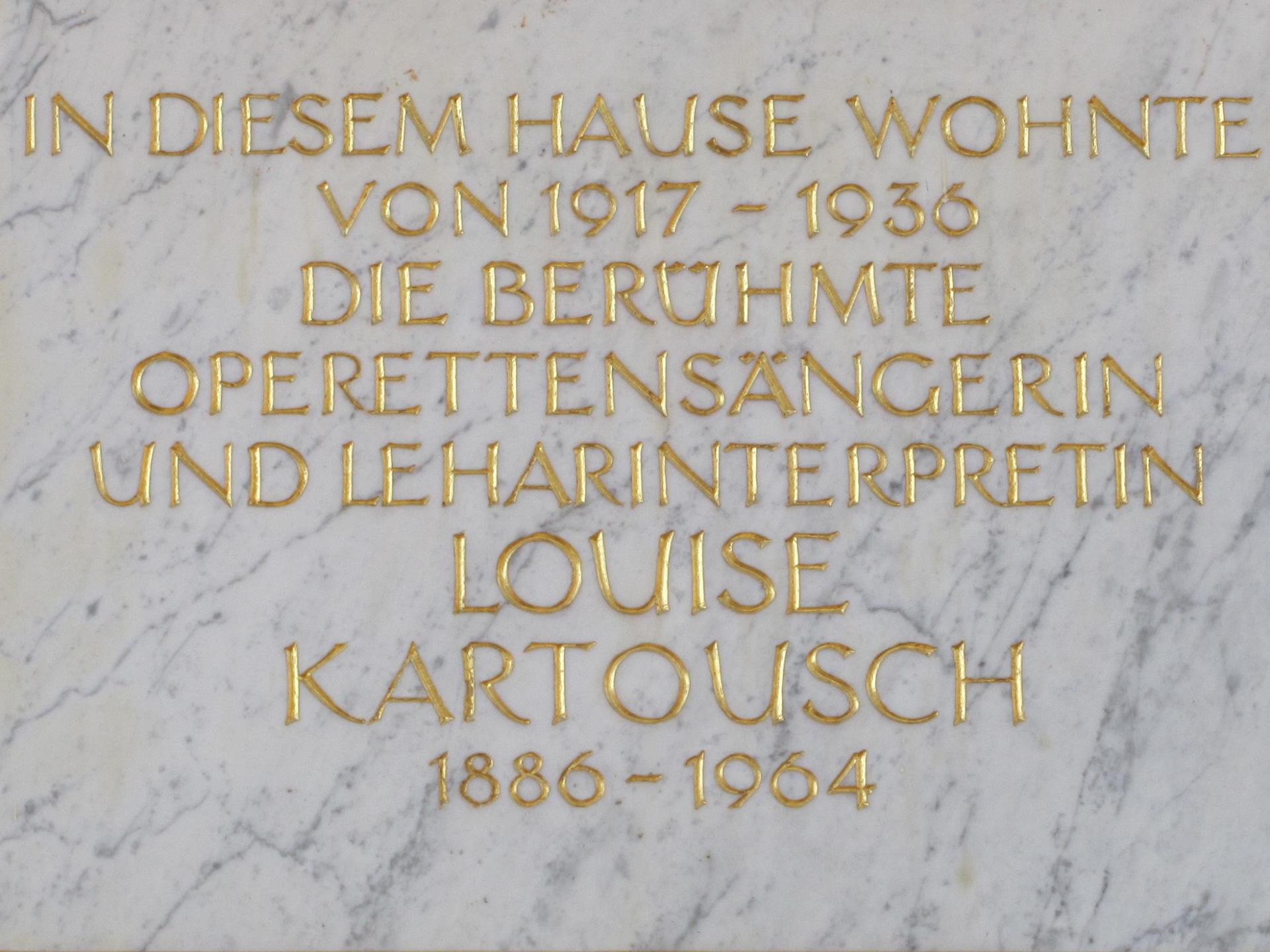 Kartousch Gedenktafel