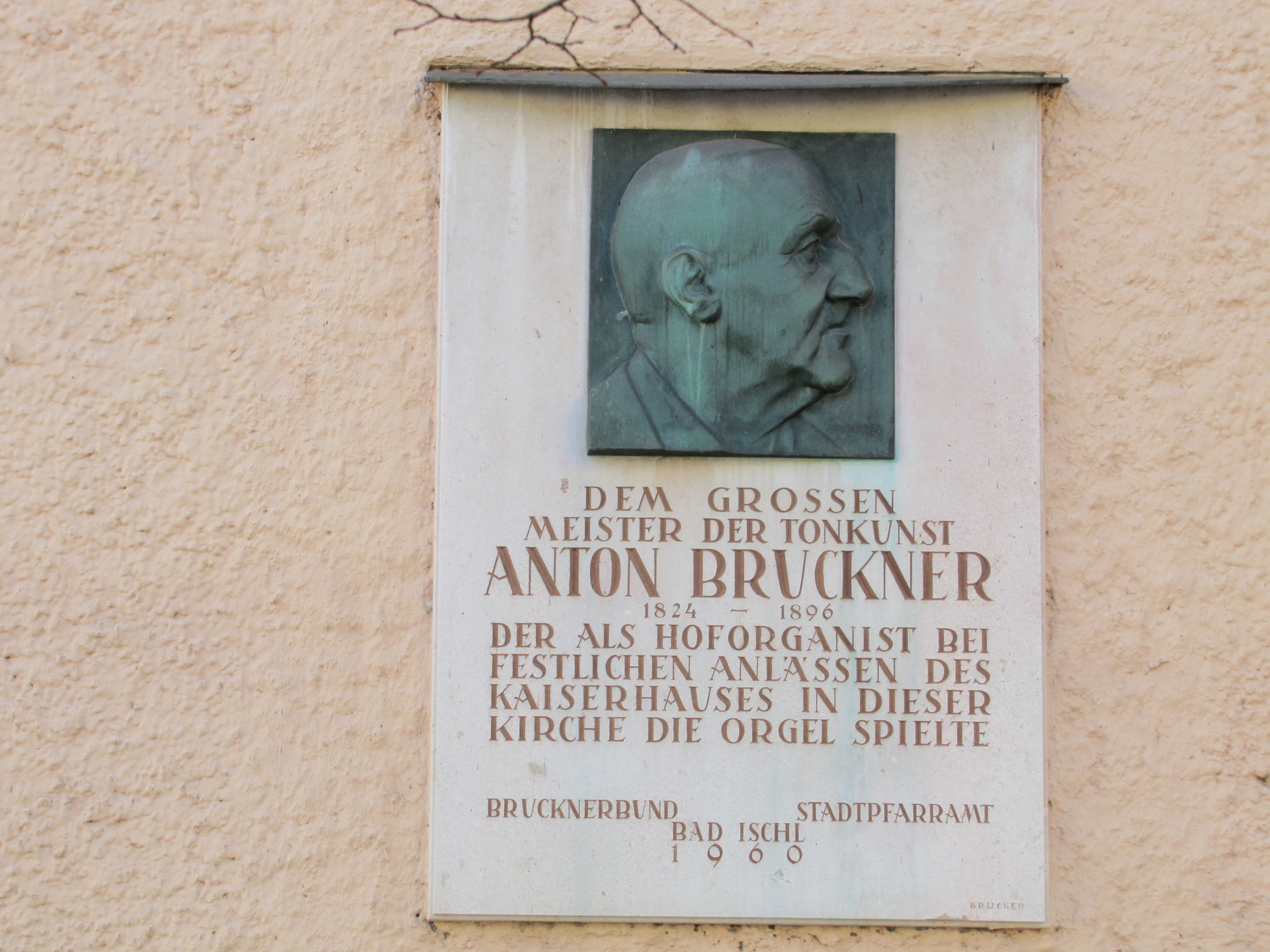 Bruckner Gedenktafel
