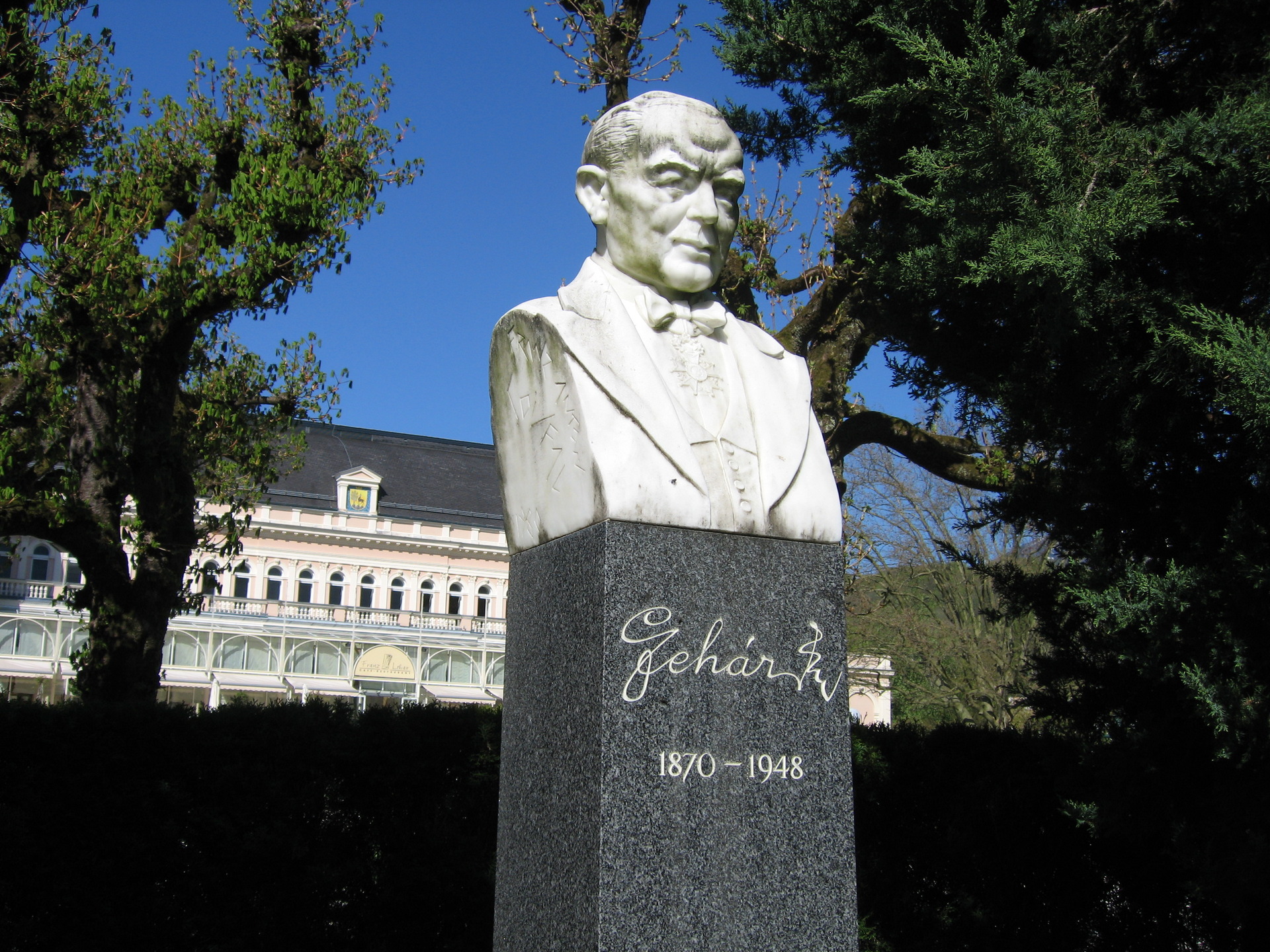 Lehár-Denkmal im Kurpark