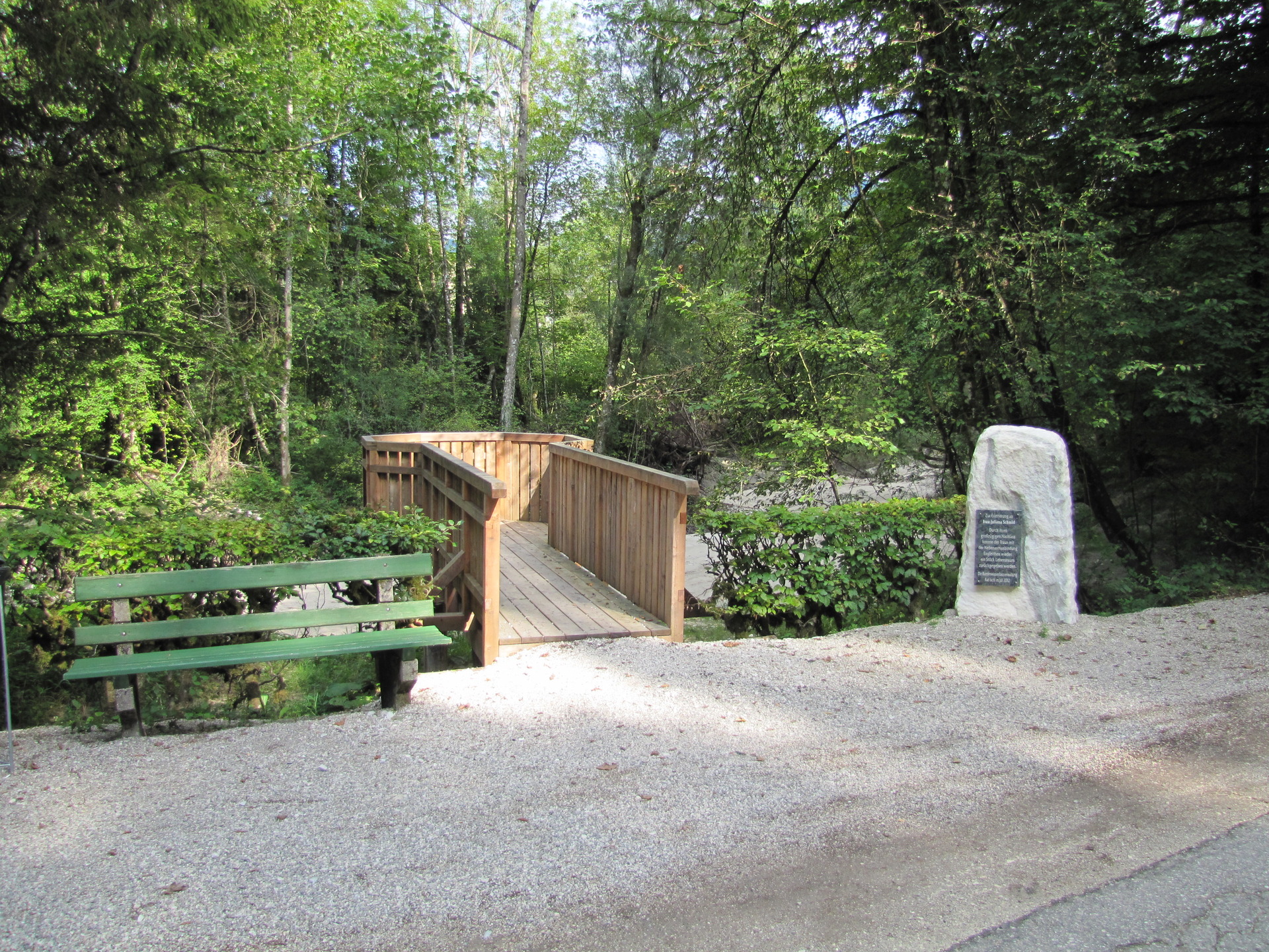 Gedenkstein für Juliana Schmid